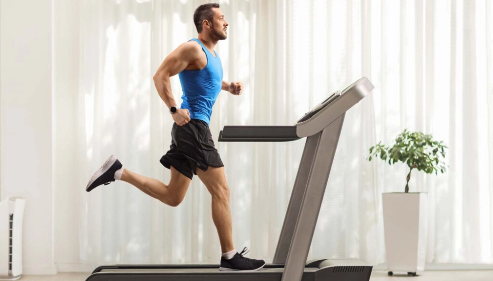 تمرین دویدن در خانه